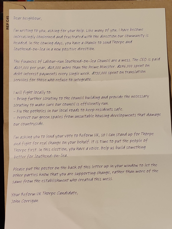Thumbnail of leaflet from John Harold Corrigan