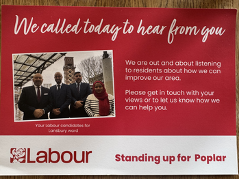 Thumbnail of leaflet from Anwar Miah