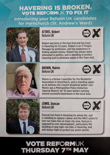 Thumbnail of leaflet from Robert Attree