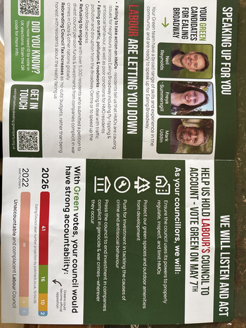 Thumbnail of leaflet from Mark Uddin