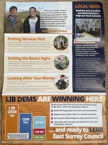 Thumbnail of leaflet from Caroline Victoria Joseph