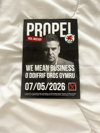 Thumbnail of leaflet from Neil John McEvoy