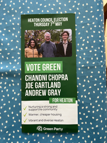 Thumbnail of leaflet from Joe Gartland