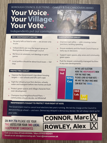 Thumbnail of leaflet from Marc Connor