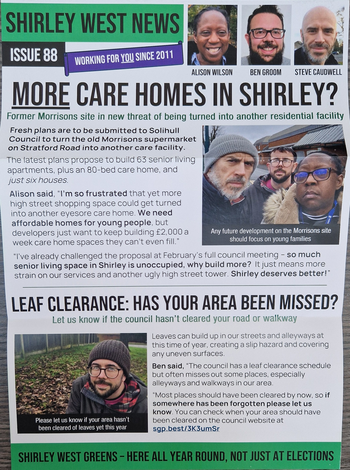 Thumbnail of leaflet from Alison Wilson