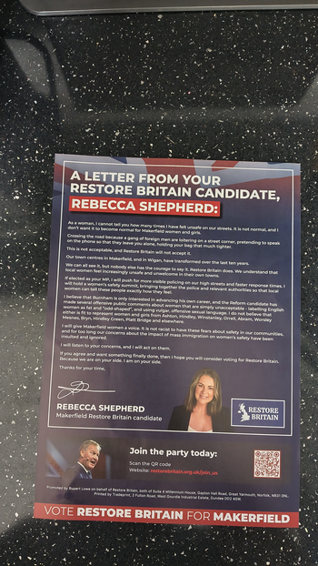 Thumbnail of leaflet from Rebecca Shepherd