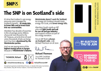 Thumbnail of leaflet from Richard Gordon Thomson