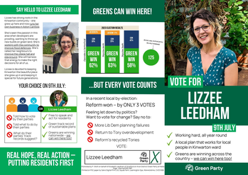 Thumbnail of leaflet from Lizzee Leedham