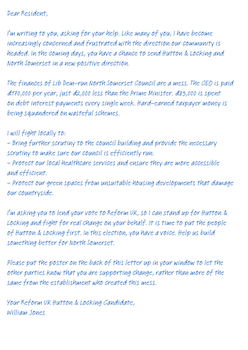 Thumbnail of leaflet from Will Jones