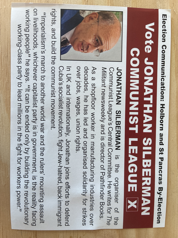 Thumbnail of leaflet from Jonathan Silberman