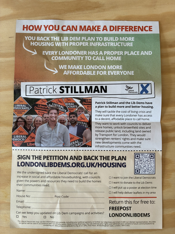 Thumbnail of leaflet from Patrick Thomas Stillman