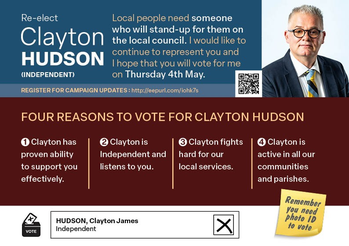 Thumbnail of leaflet from Clayton James Hudson