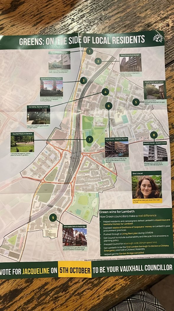 Thumbnail of leaflet from Jacqueline Bond