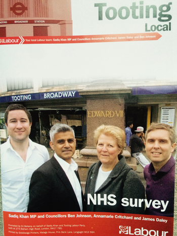 Thumbnail of leaflet from Sadiq Khan