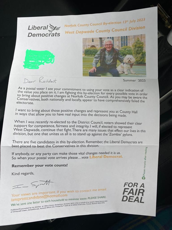 Thumbnail of leaflet from Ian Victor Spratt