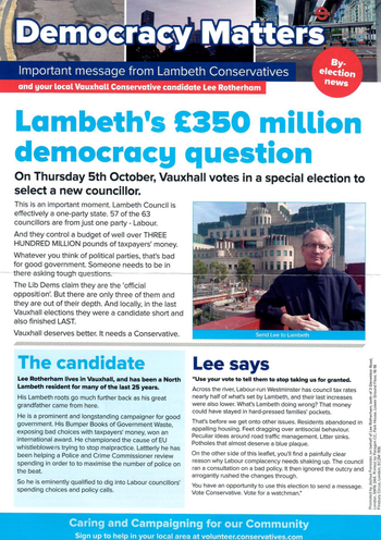 Thumbnail of leaflet from Lee Stuart Rotherham