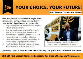 Thumbnail of leaflet from Bridget Caroline Fox