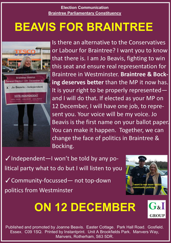 Thumbnail of leaflet from Jo Clare Beavis