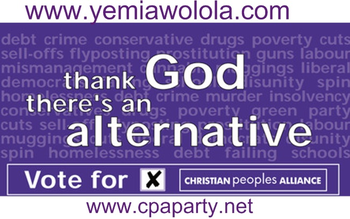 Thumbnail of leaflet from Yemi Awolola