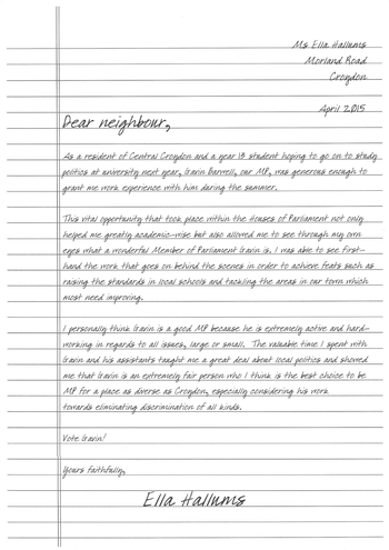 Thumbnail of leaflet from Gavin Barwell