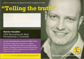 Thumbnail of leaflet from Martin Houlden
