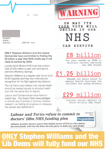 Thumbnail of leaflet from Stephen Roy Williams