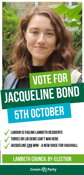 Thumbnail of leaflet from Jacqueline Bond