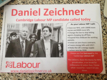 Thumbnail of leaflet from Daniel Zeichner