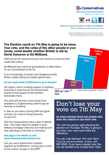 Thumbnail of leaflet from Chris Clarkson