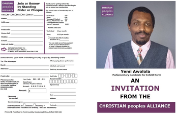Thumbnail of leaflet from Yemi Awolola