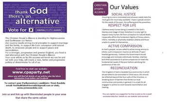 Thumbnail of leaflet from Yemi Awolola