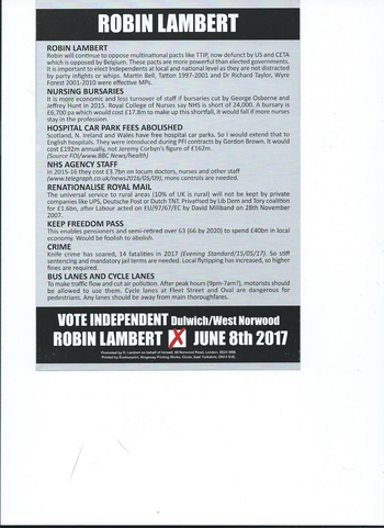 Thumbnail of leaflet from Boris Johnson