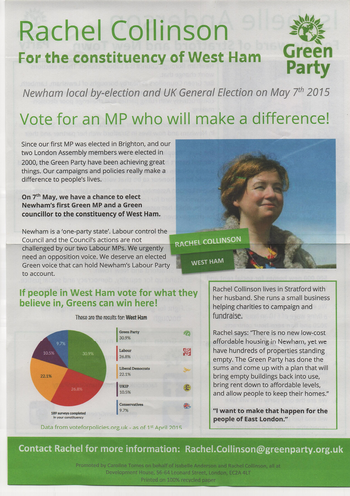 Thumbnail of leaflet from Rachel Collinson