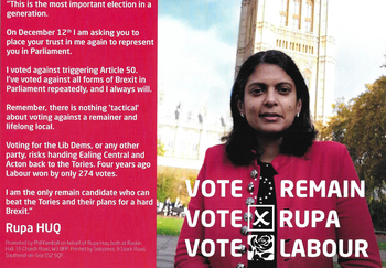 Thumbnail of leaflet from Rupa Huq