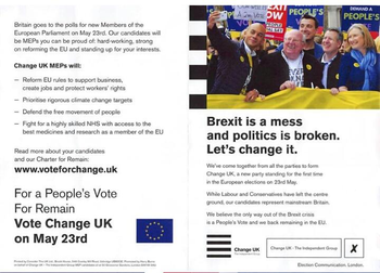 Thumbnail of leaflet from Chuka Umunna