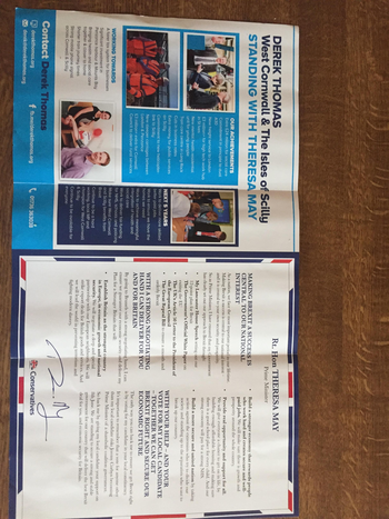 Thumbnail of leaflet from Derek Thomas