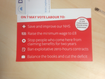 Thumbnail of leaflet from Sarah Owen