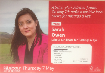 Thumbnail of leaflet from Sarah Owen