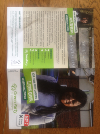 Thumbnail of leaflet from Alison Wilson