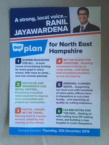 Thumbnail of leaflet from Ranil Malcolm Jayawardena