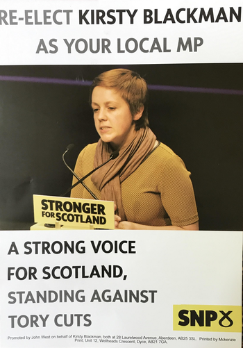 Thumbnail of leaflet from Kirsty Blackman