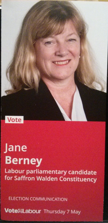 Thumbnail of leaflet from Jane Berney
