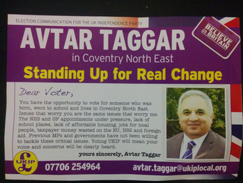 Thumbnail of leaflet from Avtar Taggar