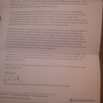 Thumbnail of leaflet from Flick Drummond