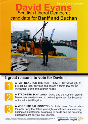 Thumbnail of leaflet from David Evans
