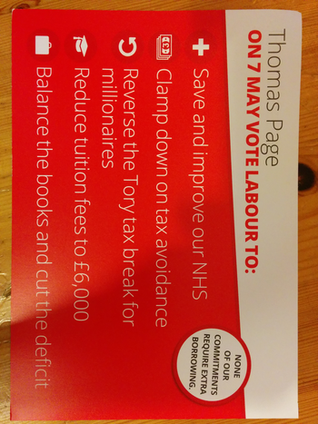 Thumbnail of leaflet from Catherine West