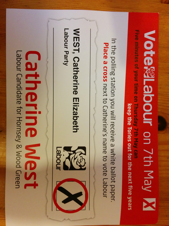 Thumbnail of leaflet from Catherine West