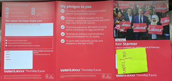 Thumbnail of leaflet from Keir Starmer