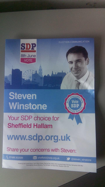 Thumbnail of leaflet from Steven Winstone