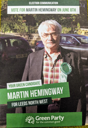 Thumbnail of leaflet from Martin Francis Hemingway